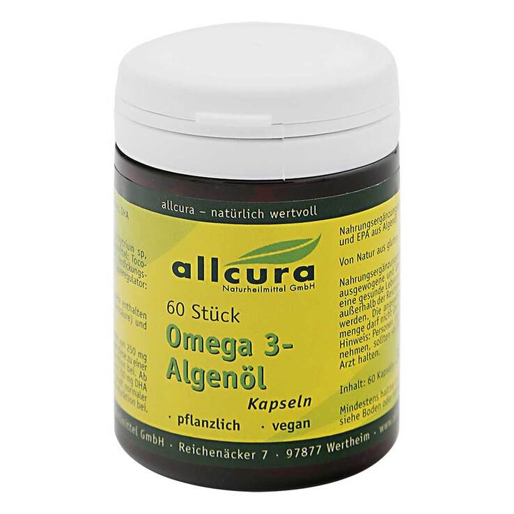 Omega-3 Algenöl Kapseln, 60 St