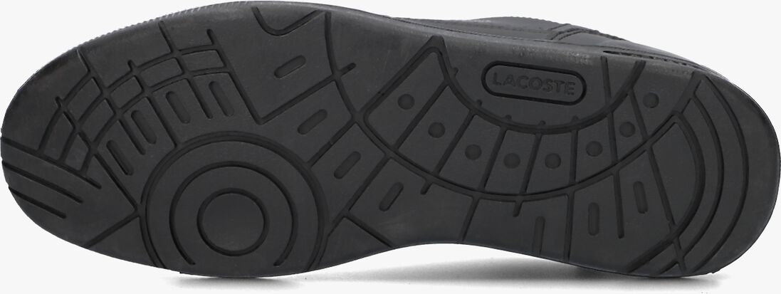 LACOSTE zwarte lacoste lage sneakers t-clip