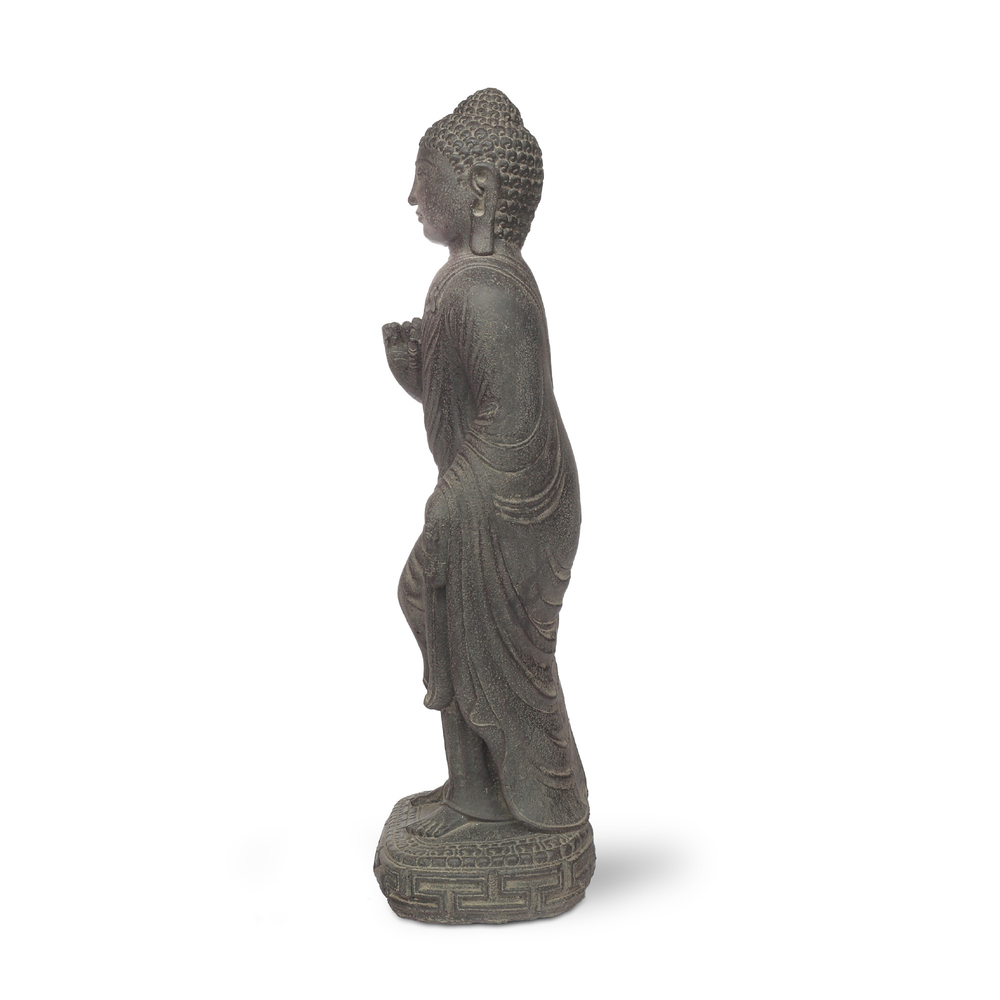Zement-Statue 'Buddha stehend', H 40 cm, B 10 cm, L 10 cm günstig bestellen