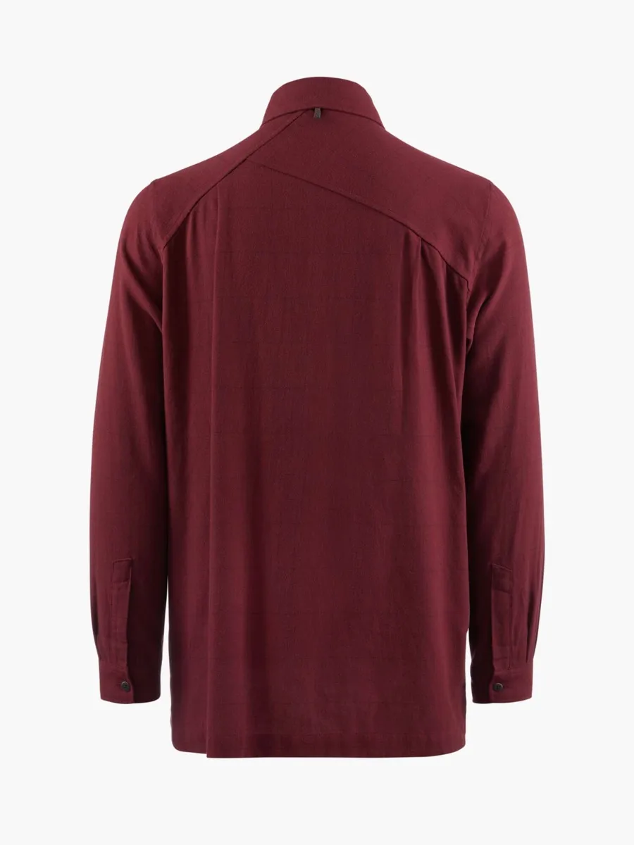 Klättermusen Men's Helheim Long Sleeve Shirt Tawny Red