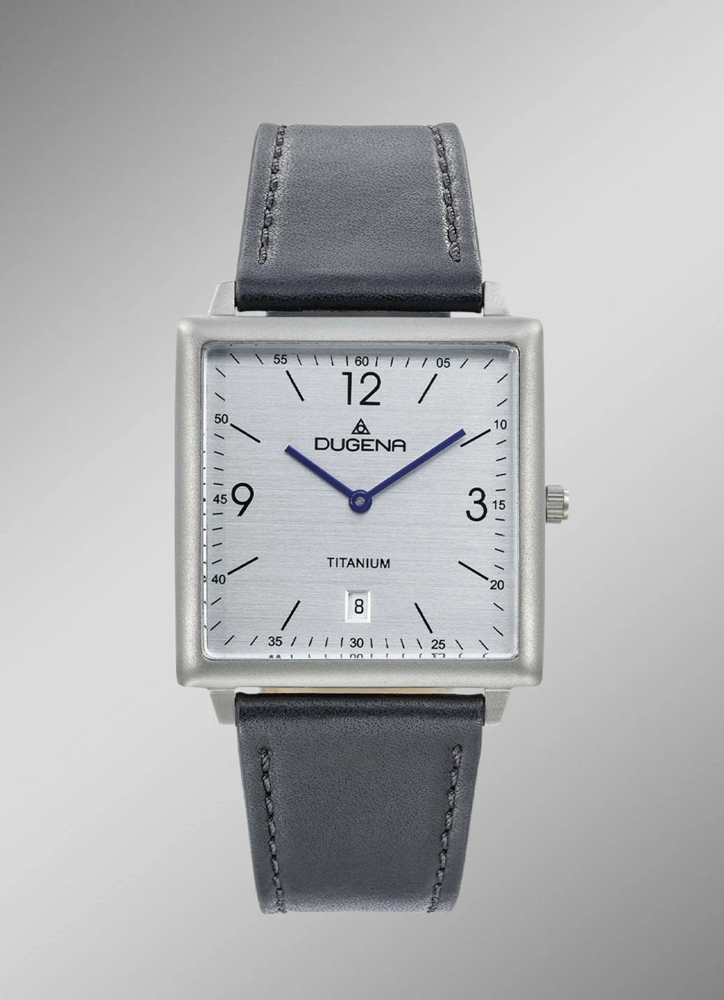 Dugena-Quartz-Herrenuhr mit Titangehäuse