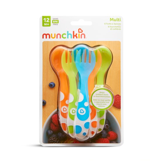 Set de 6 fourchettes et cuillères    Multicolore        de               Munchkin