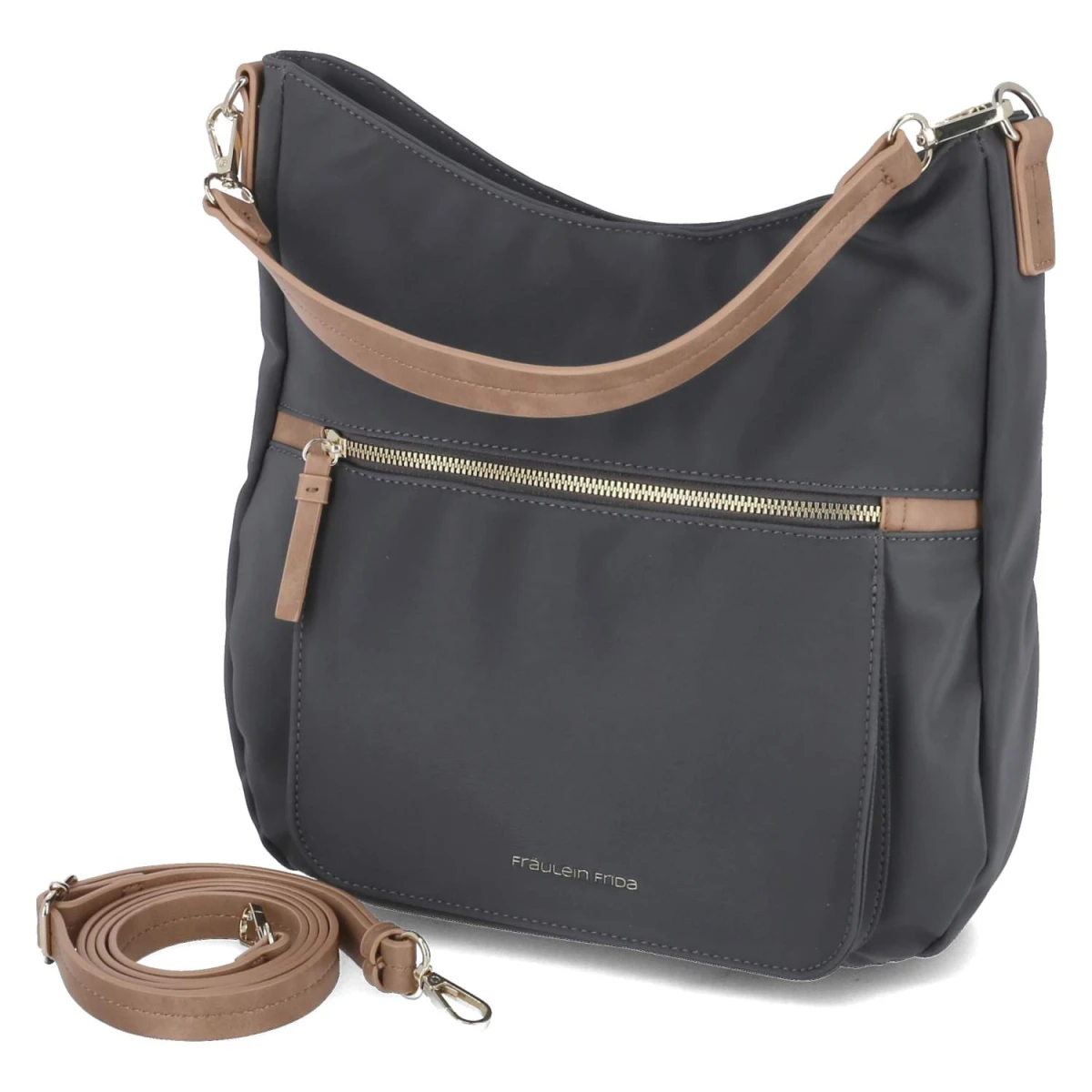 Fräulein FridaSchultertasche - grey