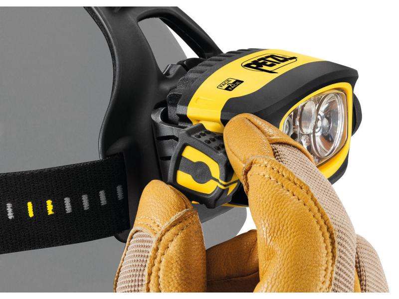 Petzl Stirnlampe LED Stirnlampe Duo S Gelb/Schwarz Stirnlampe