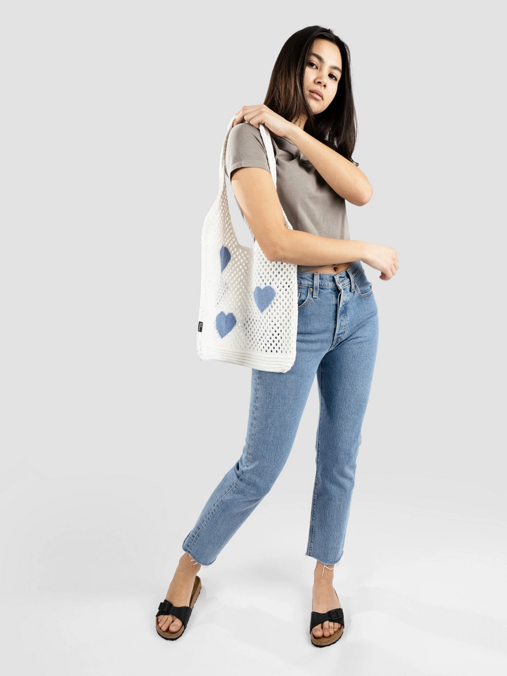 Blue Tomato Crochet Shoulder Bag marshmallow/elemental ble