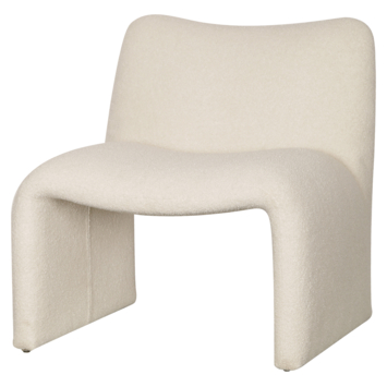 KARWEI fauteuil Kate naturel teddy stof