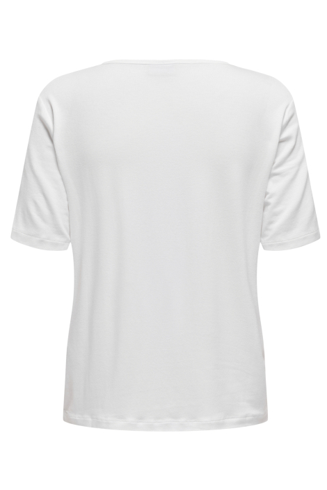 Jacqueline de Yong witte dames t-shirt