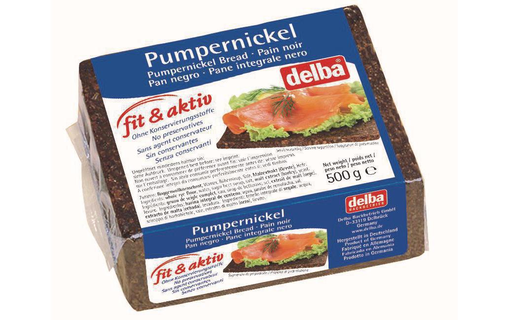 Fit & Aktiv Pumpernickel 500 gDauerbrot aus Roggenvollkornmehl