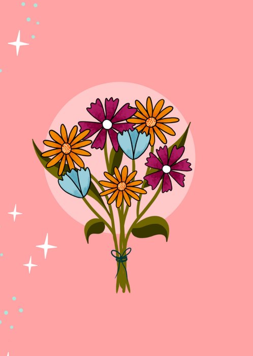 Greetz | Verjaardagskaart | Bosje bloemen