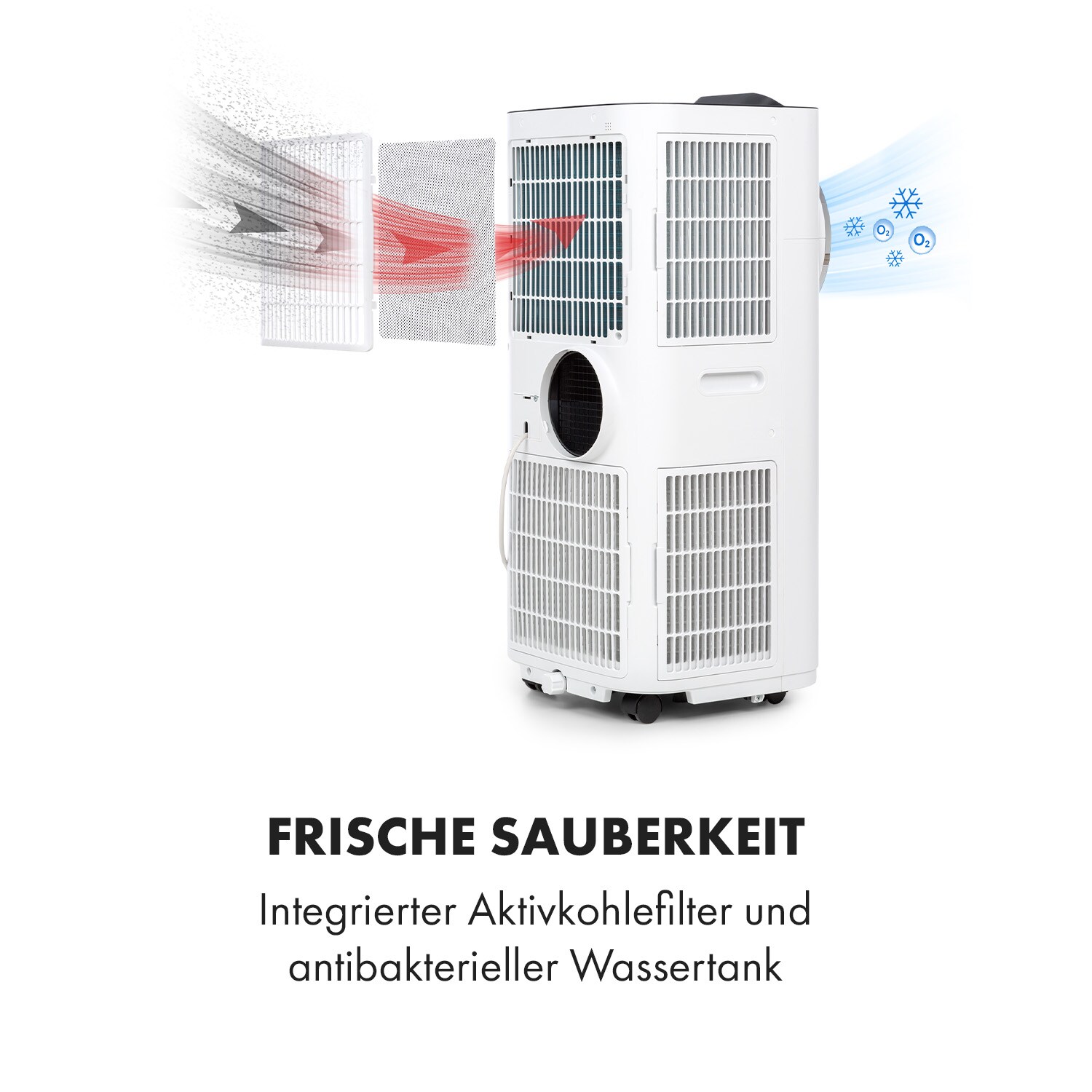 Kraftwerk Smart 10K Klimaanlage 3-in-1 10000 BTU App Fernbedienung