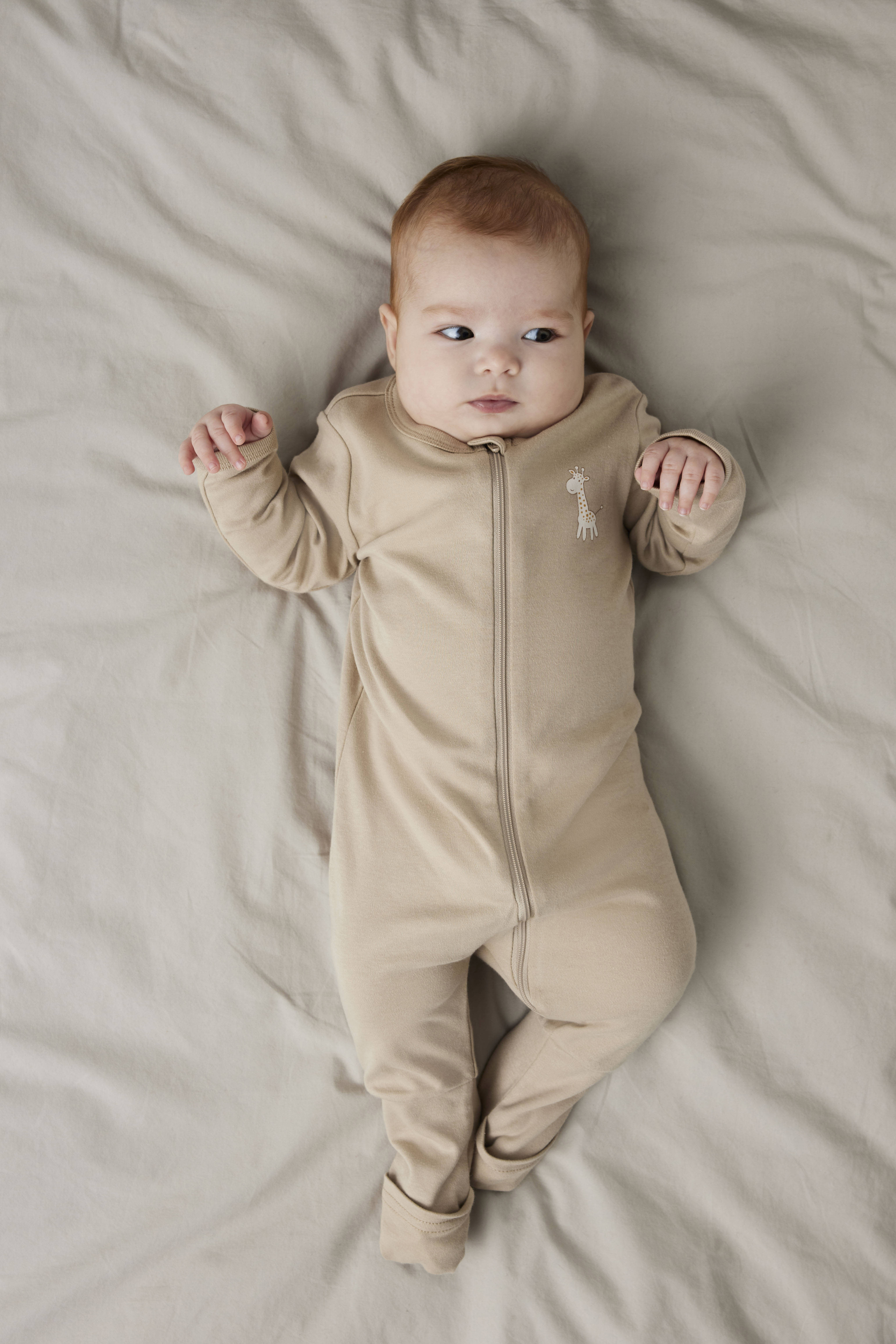 NAME IT pyjama NBNNIGHTSUIT  - set van 2 zand/ecru