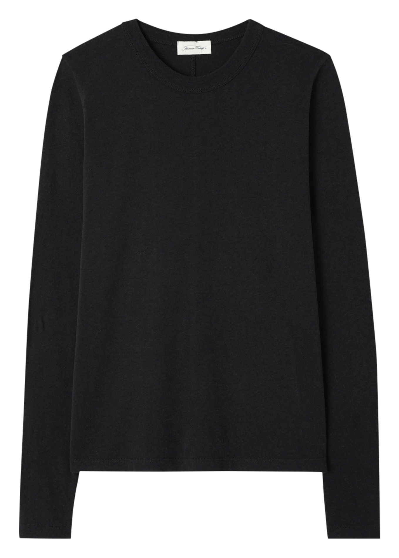 GAMIPY - Tee-shirt à col rond en coton | Noir
