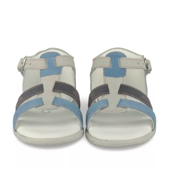 Sandales GRIS CHARLIE & FRIENDS CUIR
