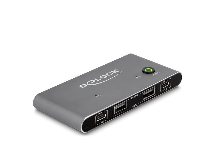 Delock KVM Switch USB-C zu HDMI 8K 60 Hz mit USB 2.0 Delock USB-C KVM Switch zu HDMI 8K 60 Hz mit USB 2.0