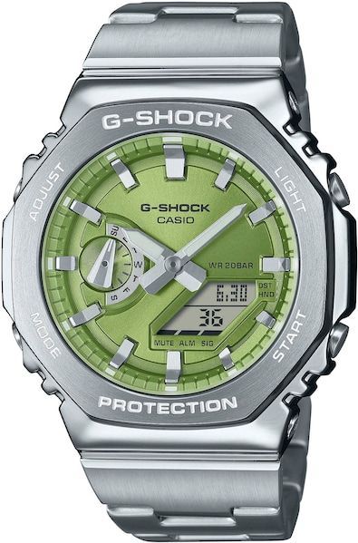 G-Shock - GM-2110D-3AER - Heren Horloge - Zilverkleurig - RVS/Hars