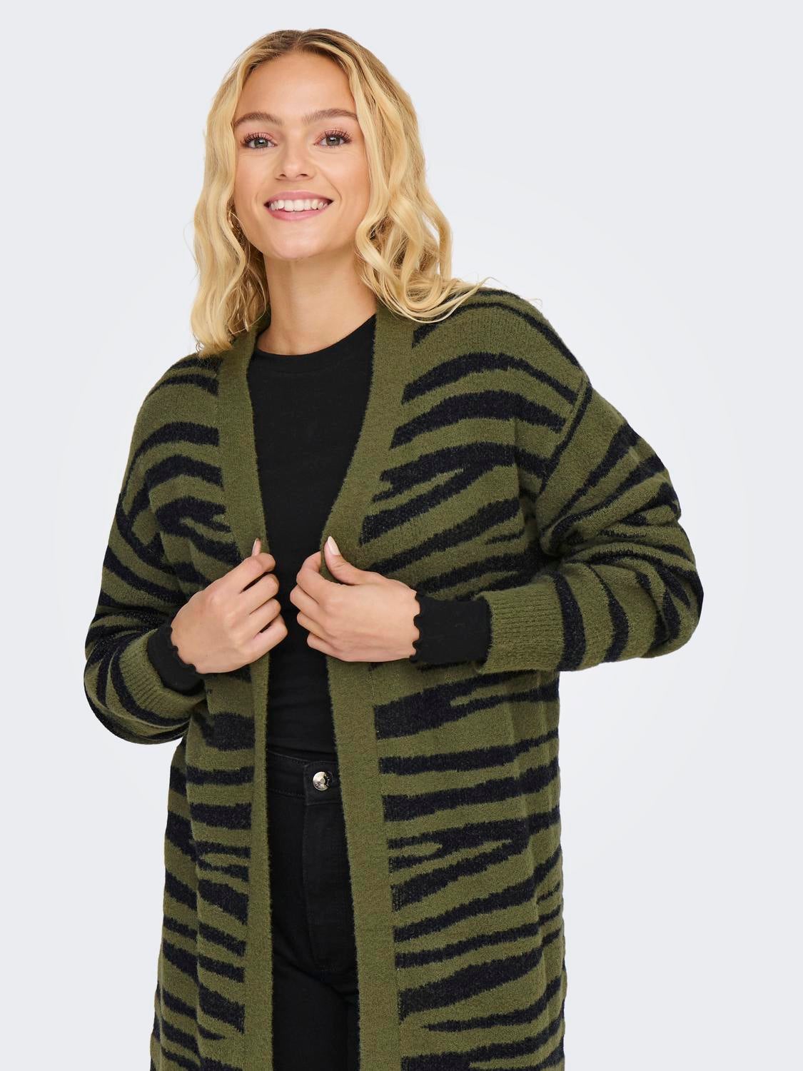 JDYLORRAINE Strickjacke Winter Moss