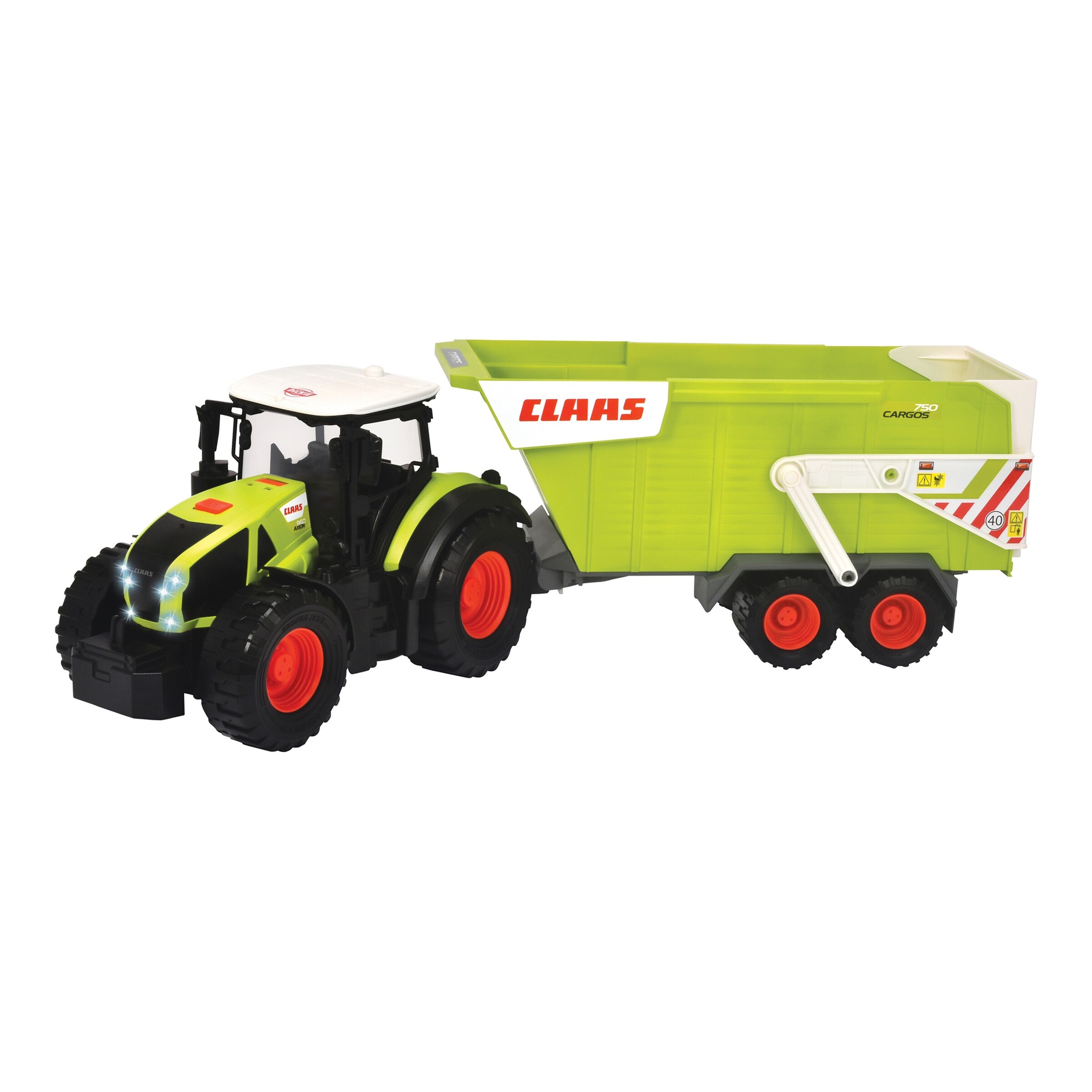 Dickie Toys Traktor Claas mit Anhänger