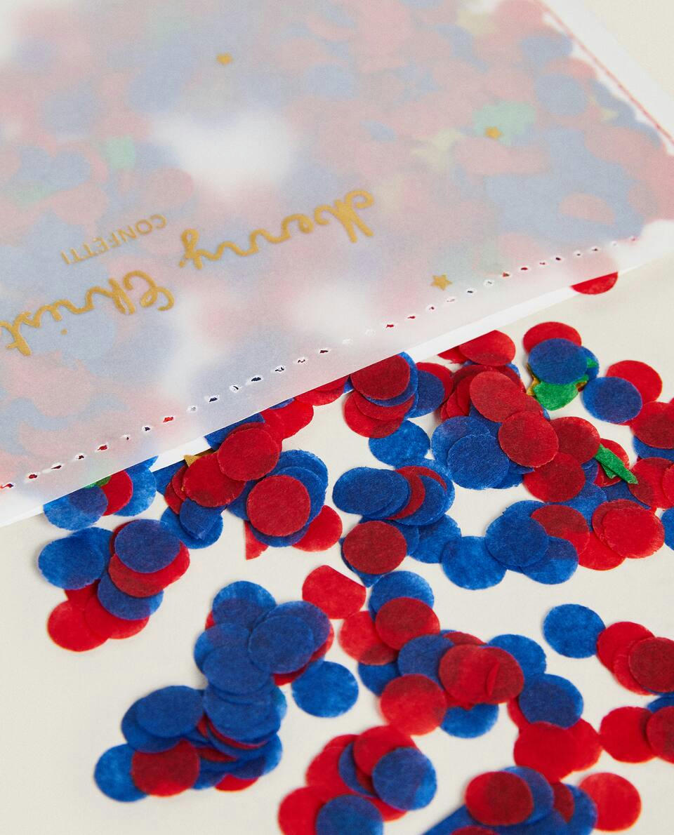 CONFETE DE PAPEL DE NATAL INFANTIL