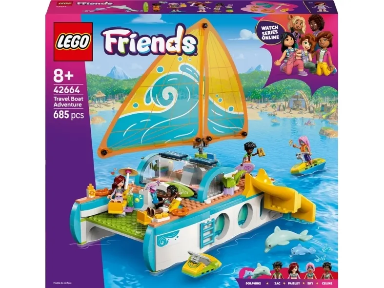 LEGO Friends 42664 Eventyrfyldt bådrejse