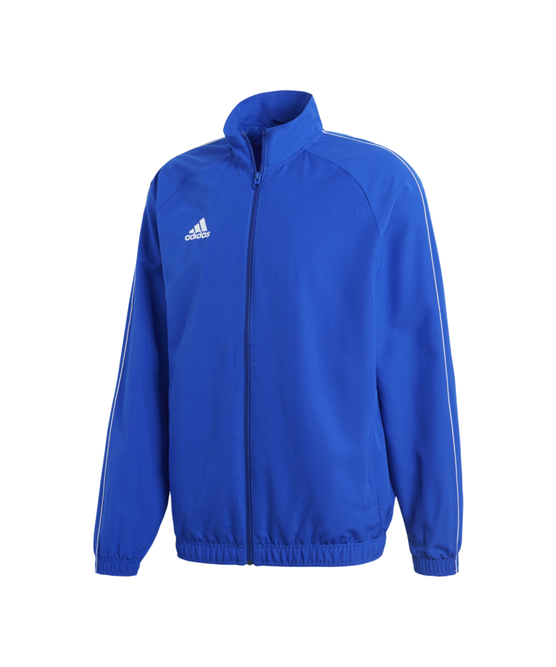 adidas Core 18 Präsentationsjacke Blau Weiss