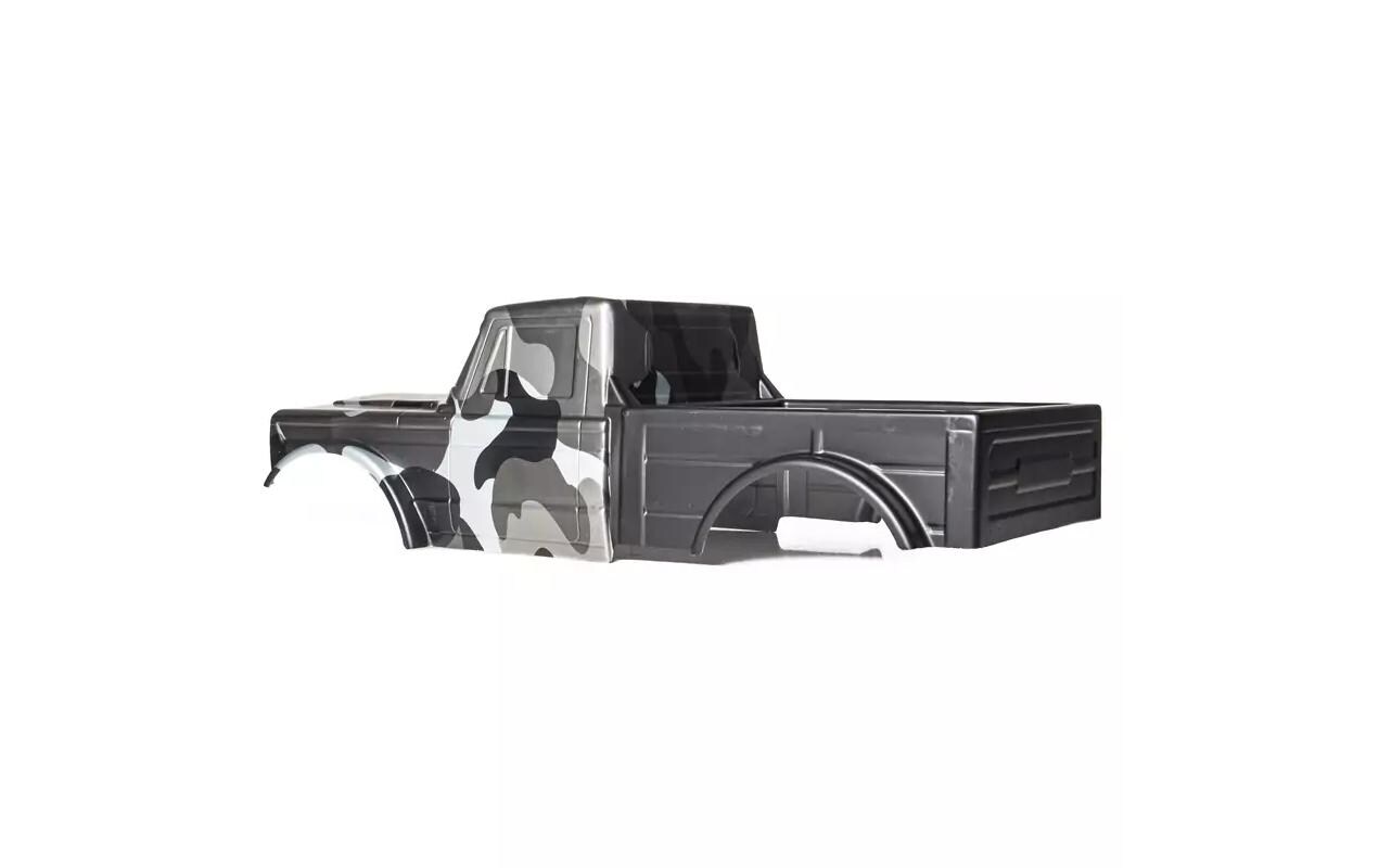 Karosserie Crawler Survival 324 mm, Grau, 1:10Karosserie Set für Crawler im Massstab 1:10
