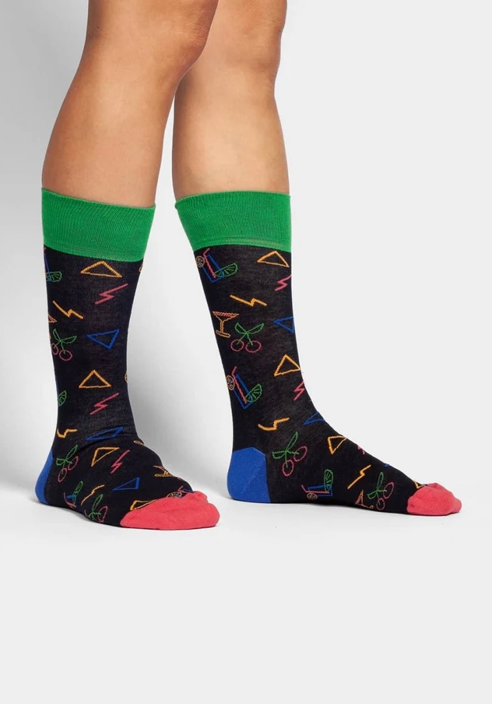 DillySocks Socken Cocktail O'Clock