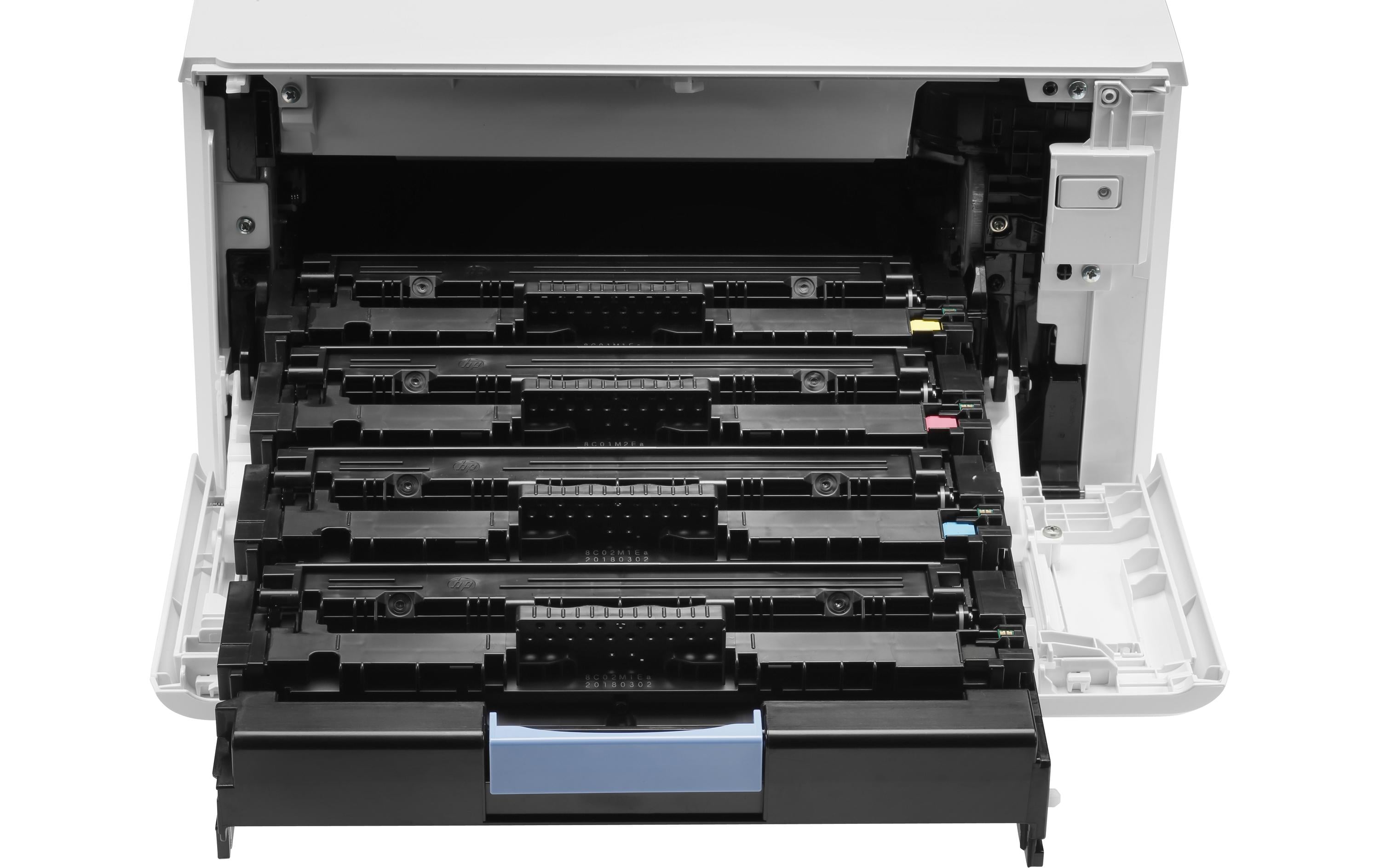 Drucker Color LaserJet Enterprise M455dn<br>Kompakter Farb-Laserdrucker für Arbeitsgruppen mit vielen Sicherheitsfeatures