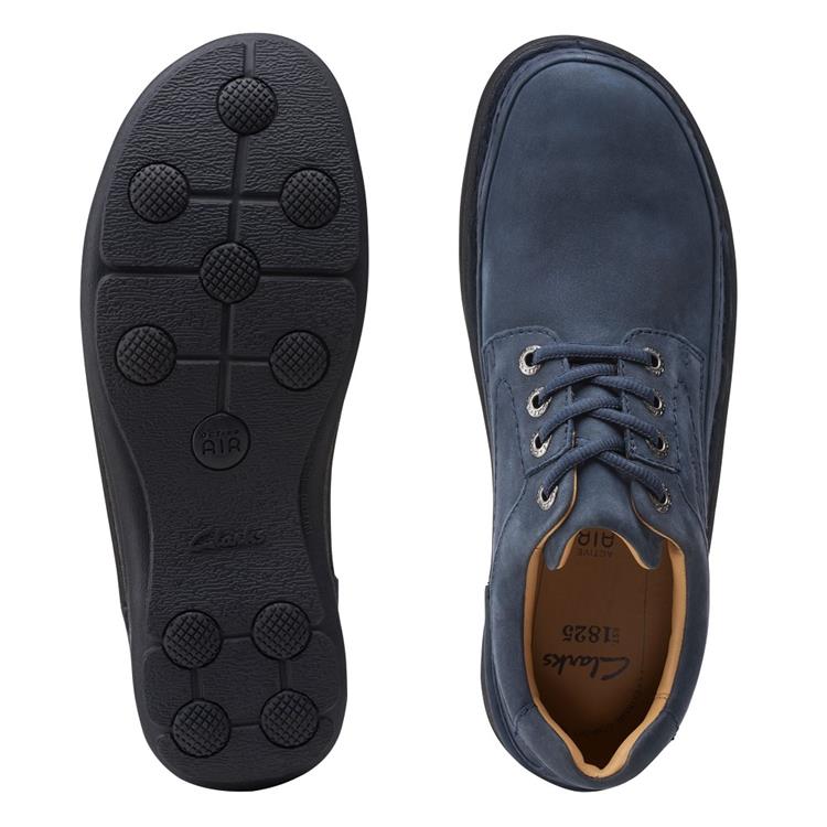 Clarks Nature Three Wijdte H navy nubuck