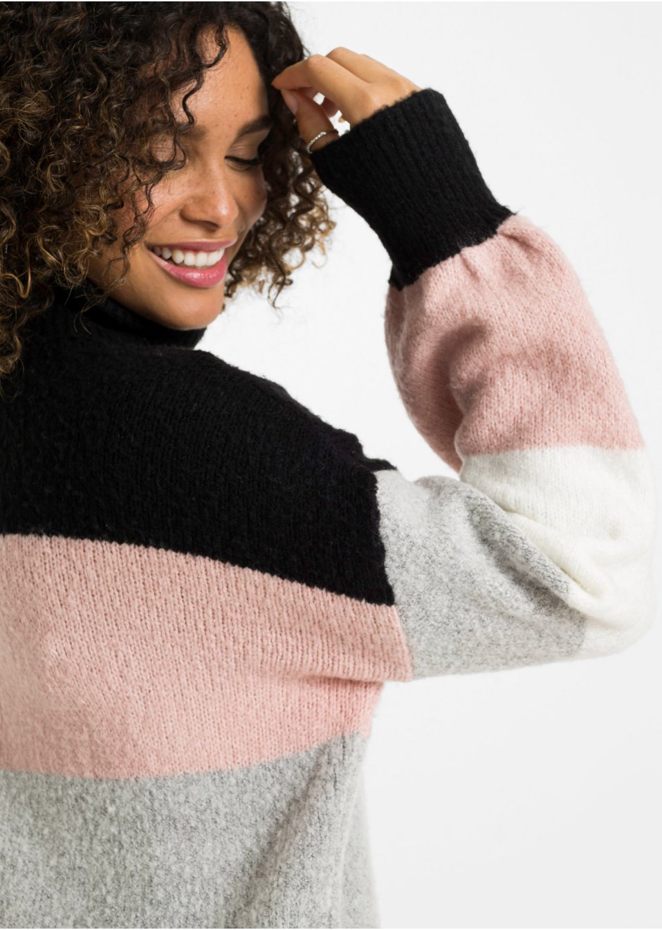 Pull long à rayures