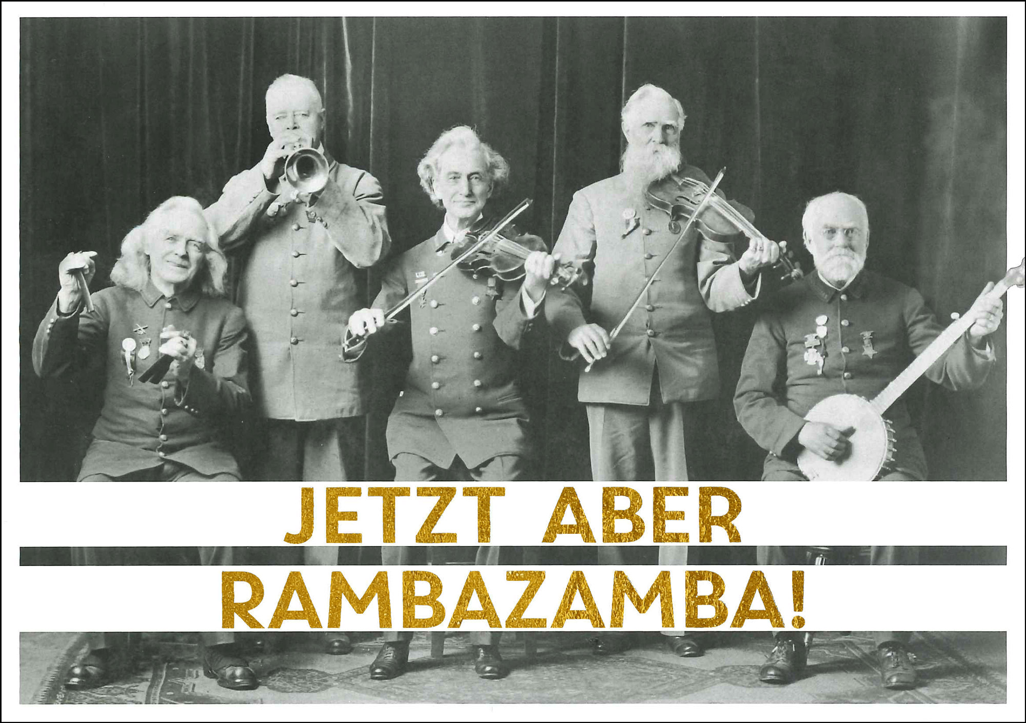 Postkarte 'Jetzt aber Rambazamba' günstig bestellen