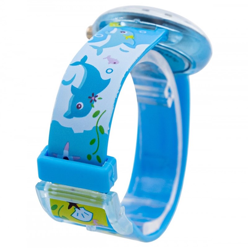 Montre Unisexe CHTIME bracelet Silicone Bleu