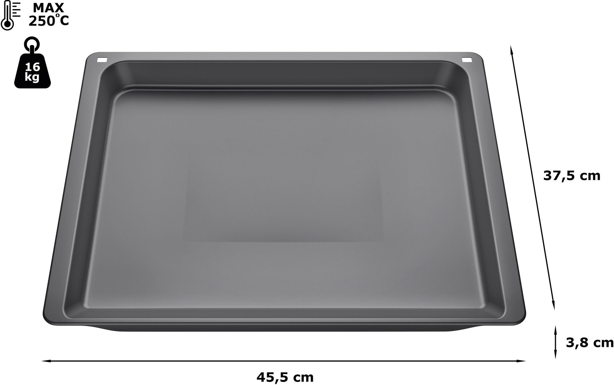 Bandeja universal 38 x 455 x 375 mm HEZ53201017004290