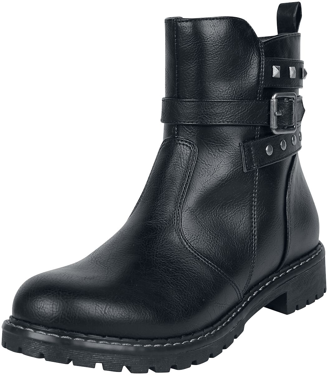 Bottines avec clous & boucles | Black Premium by EMP Bottes de motard