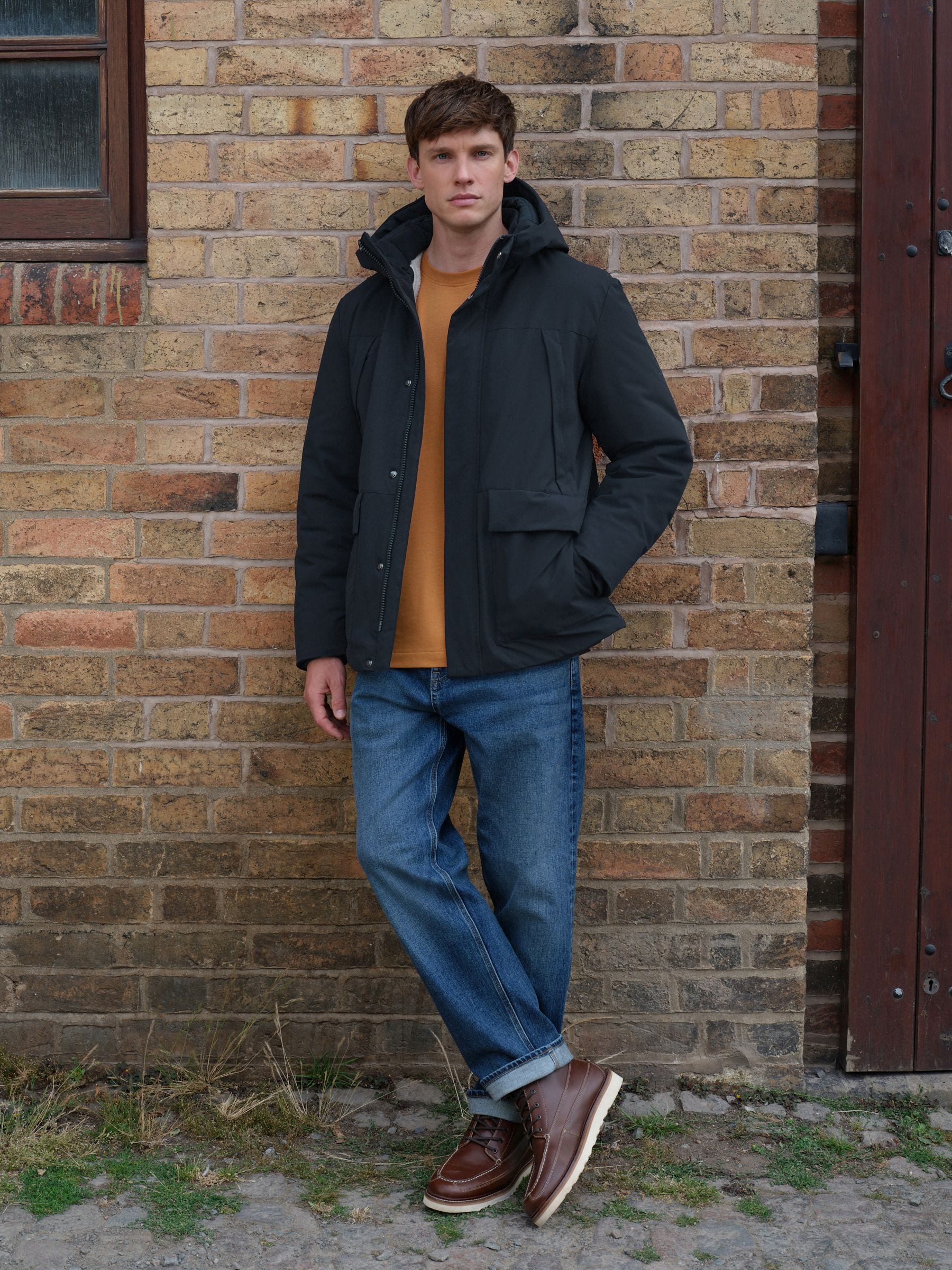 Donkerblauw - ThermoGen Parka Jack met Borg voering