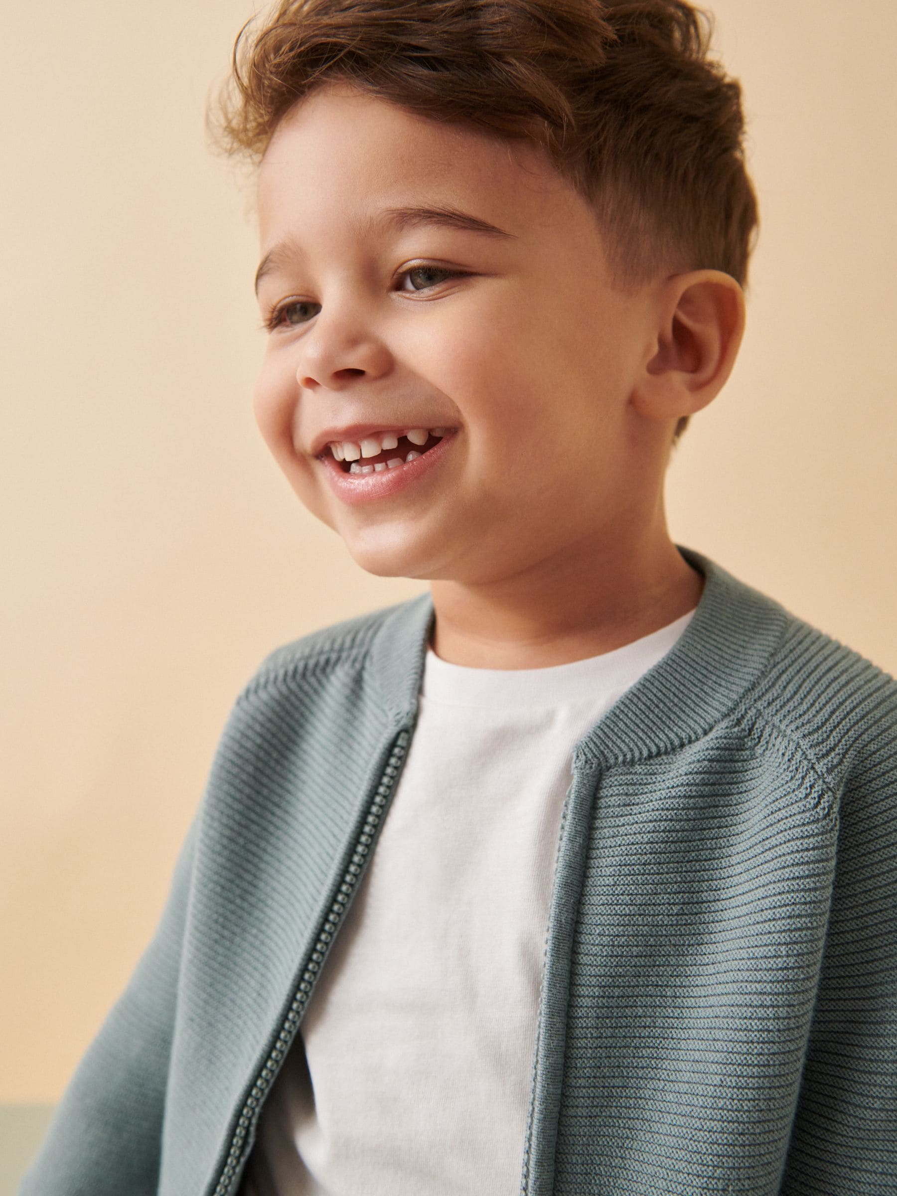 Blauw - Vest met ritssluiting (3 mnd-7 jr)