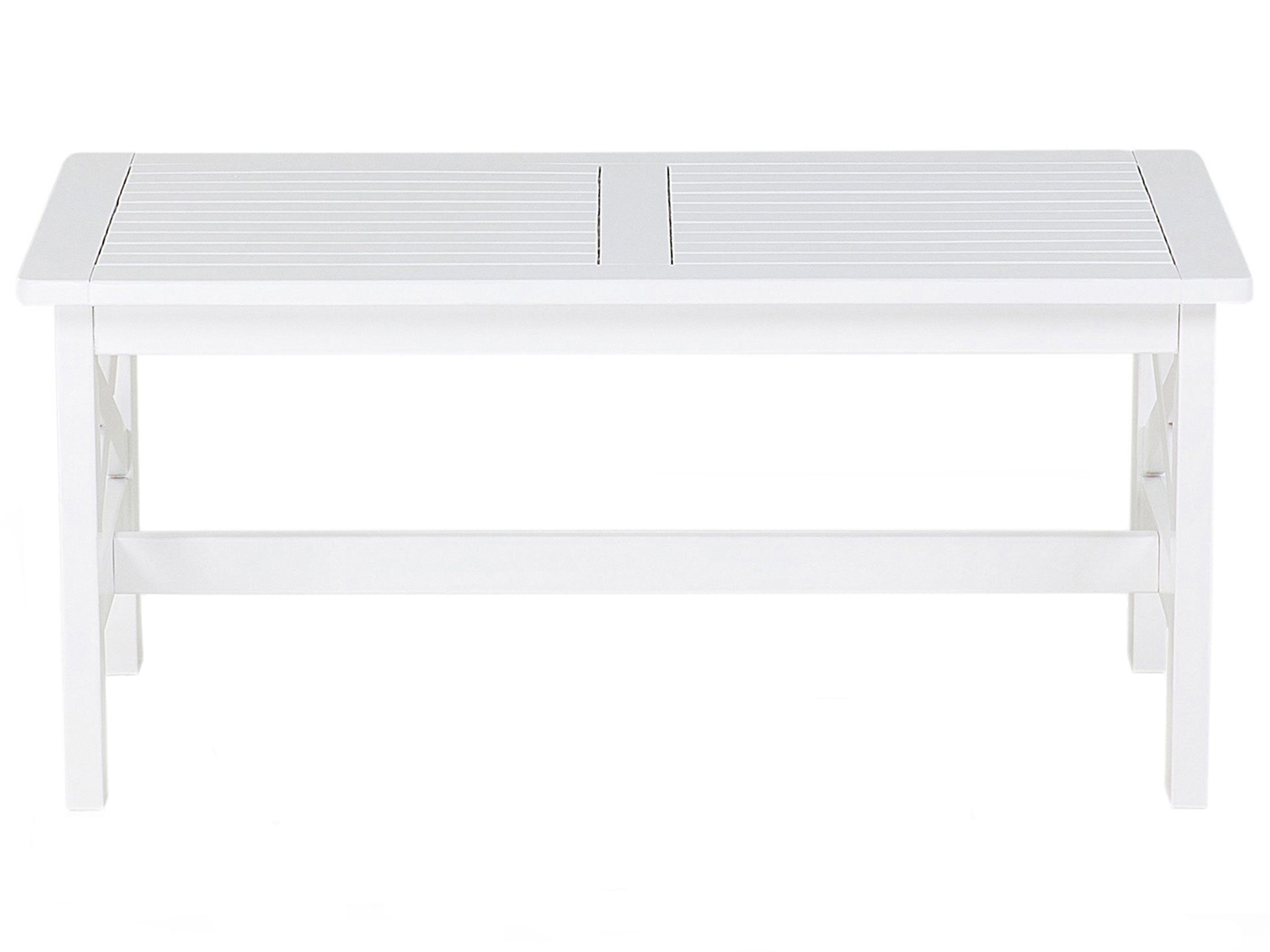 Tuin eettafel BALTIC 55 cm 100 cm Acaciahout Wit