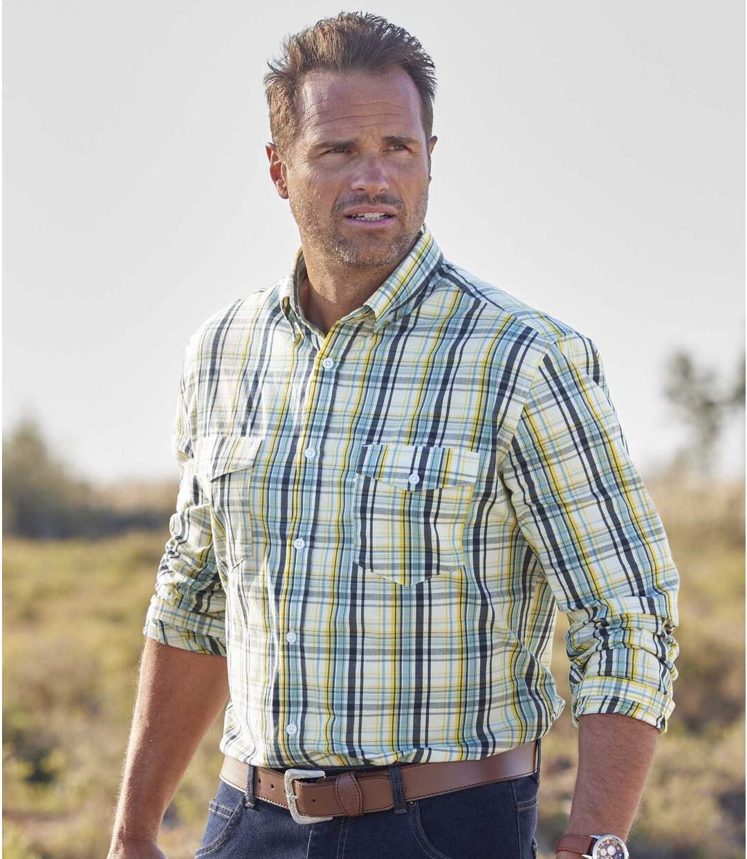 Chemise Popeline à Carreaux Spring