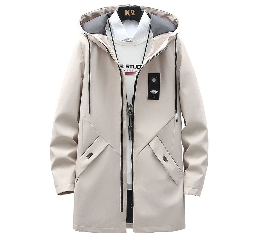 FORSETI - Trenchcoat met capuchon en ritssluiting