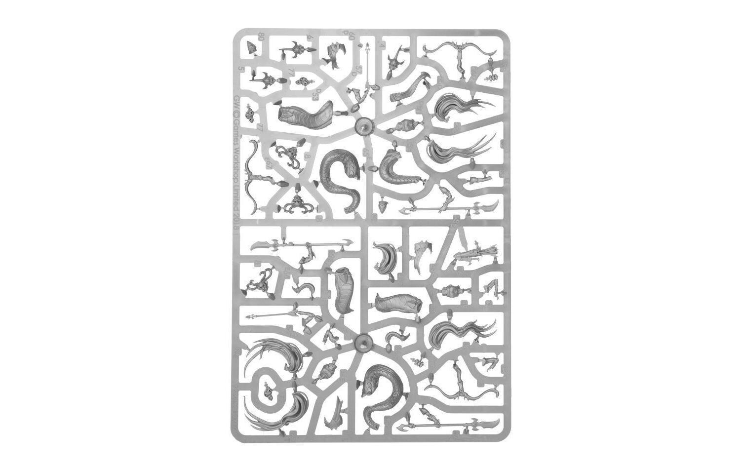 Figurenset Warhammer Age of Sigmar Melusai Blood SistersBausatz für 5 Figuren