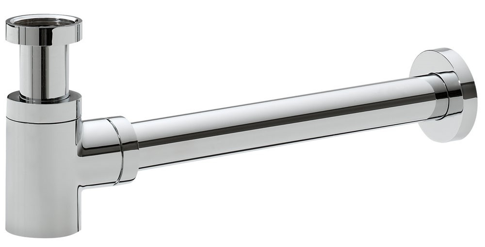 Saniclear Seba fonteinset met eiken plank, rivierstenen waskom en chromen kraan voor in het toilet