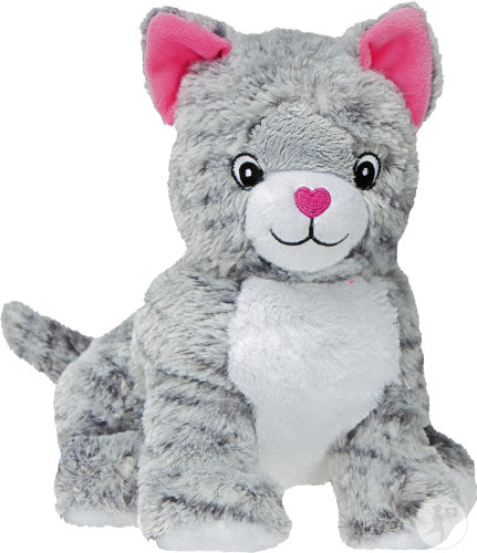Pelucho Bouillotte Chat Peluche Grains De Blé Et Lavande À Chauffer Au Micro-Onde 1 Pièce