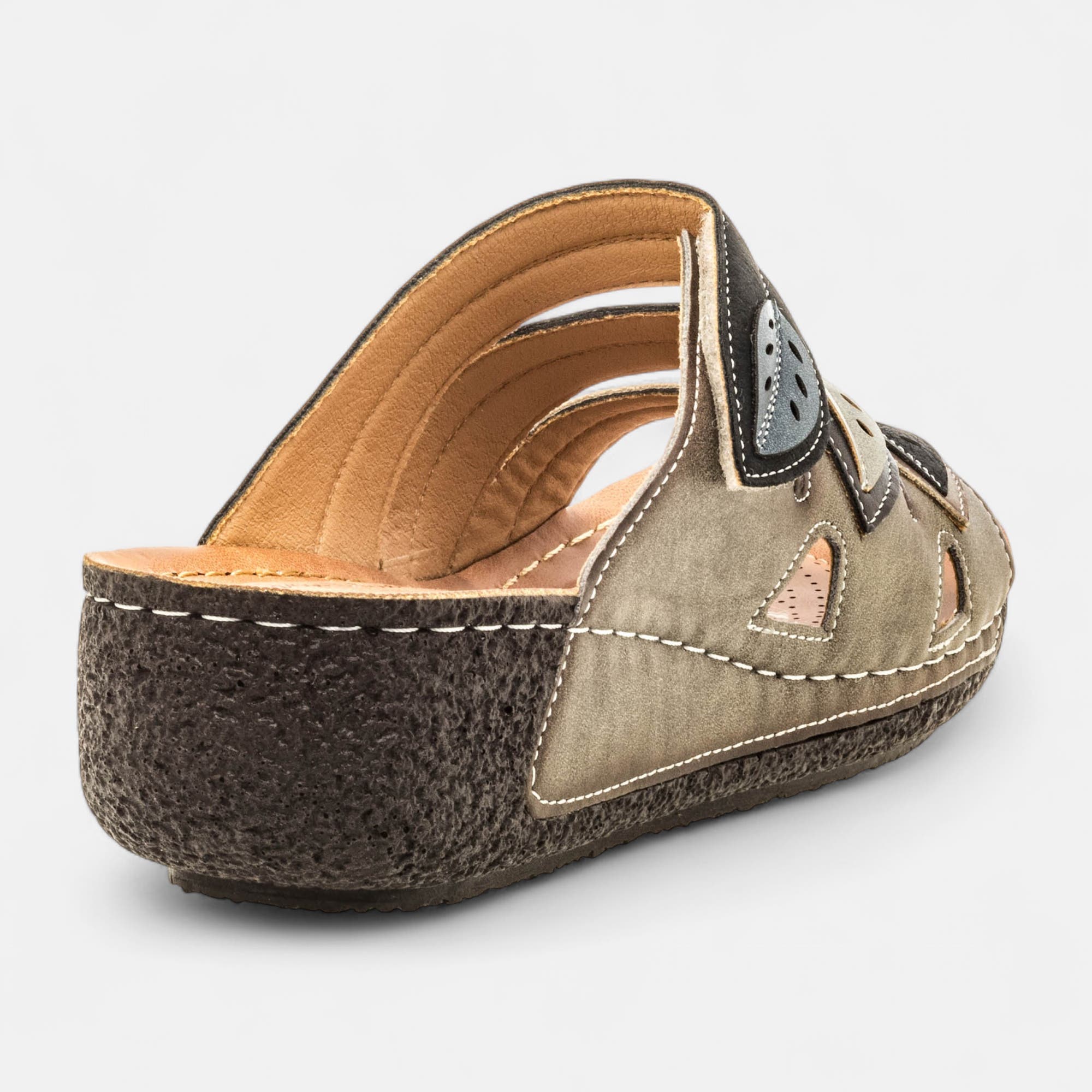 Mules Femme taupe