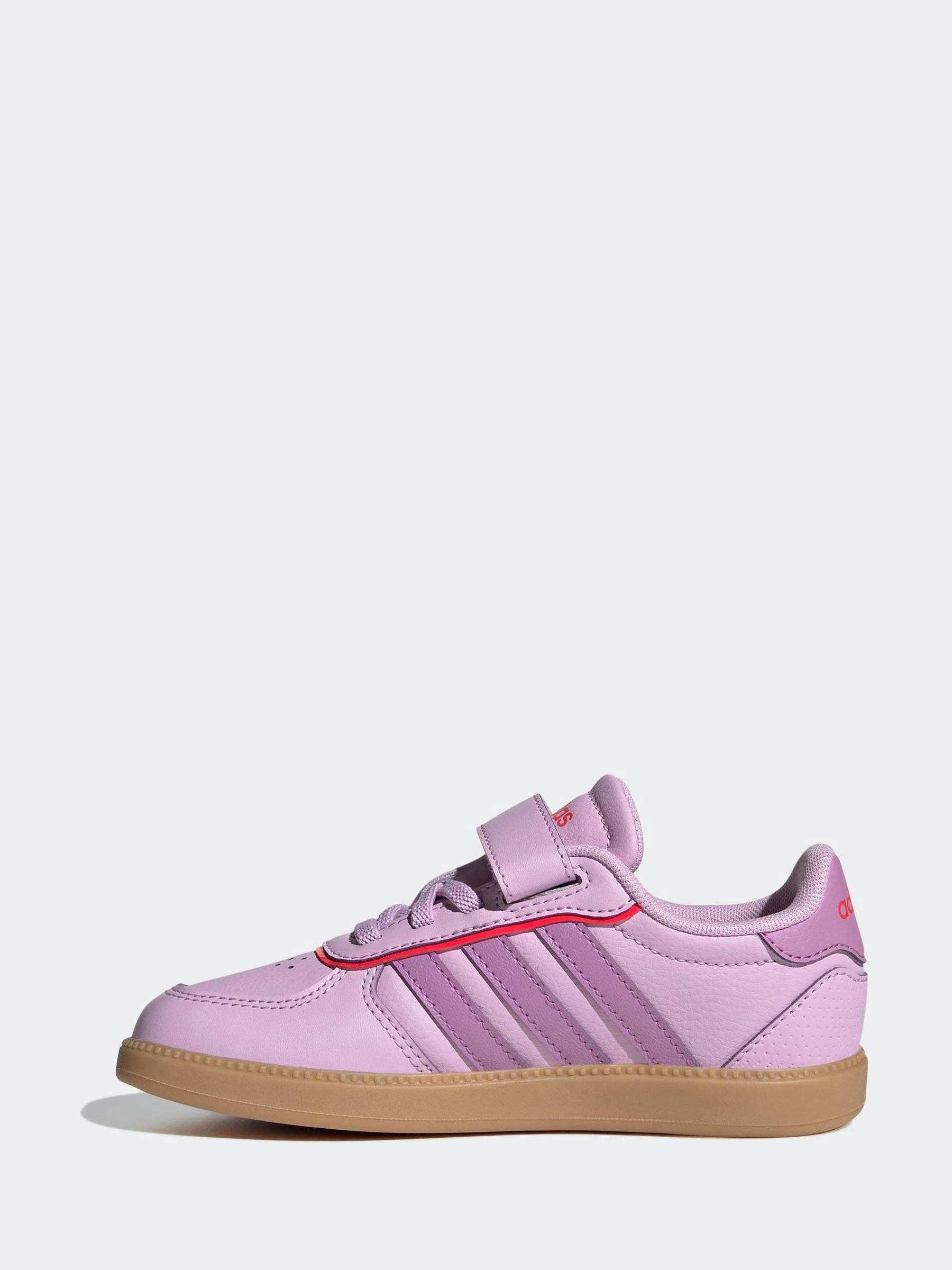 Lila - adidas Breaknet Sleek Elastic Lace Kids Trainers