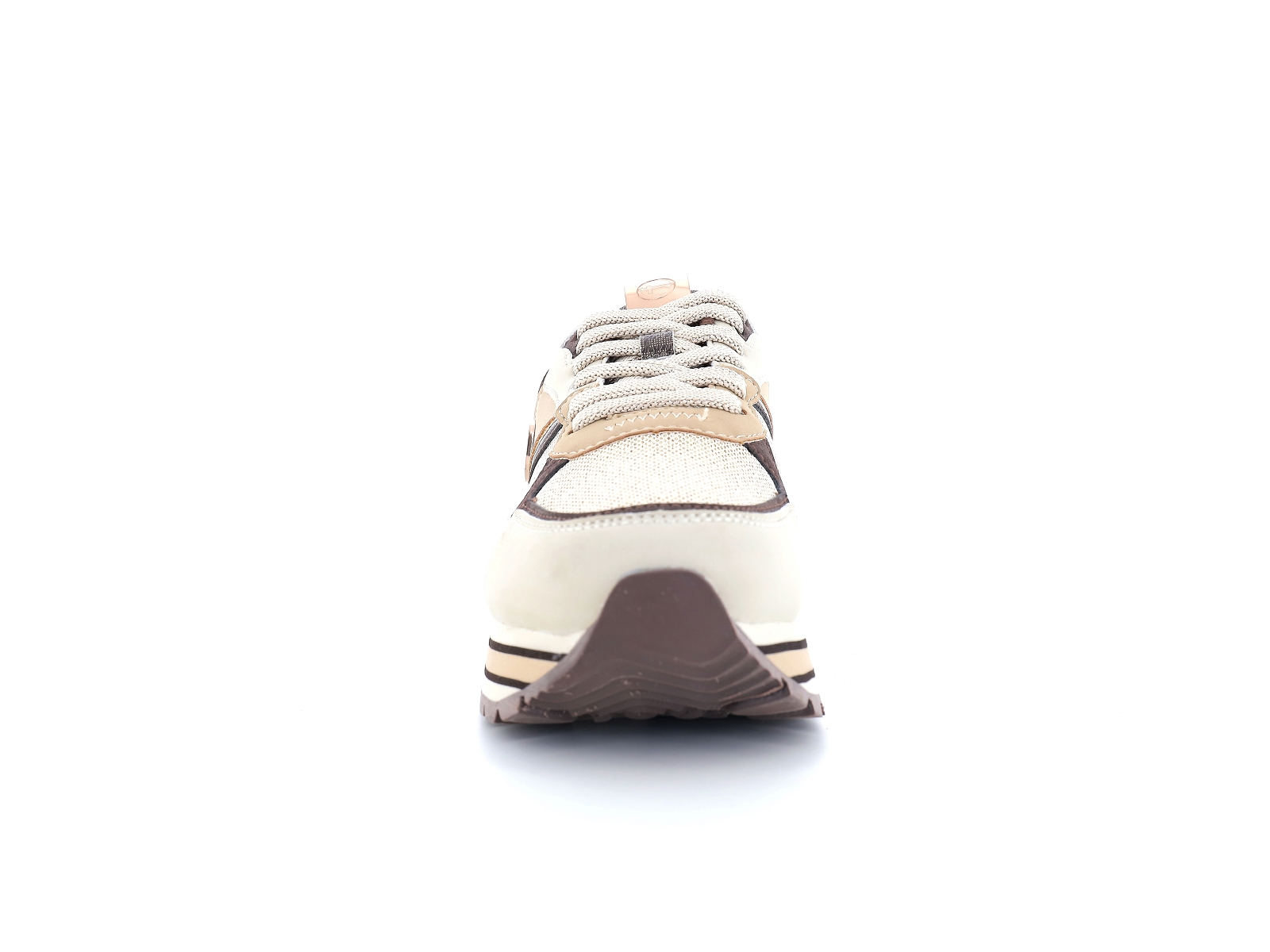 Tamaris-23706 Matières combinées Marron Beige
