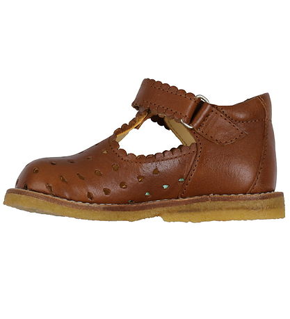 Angulus Ballerinas - Kognac m. Herzen