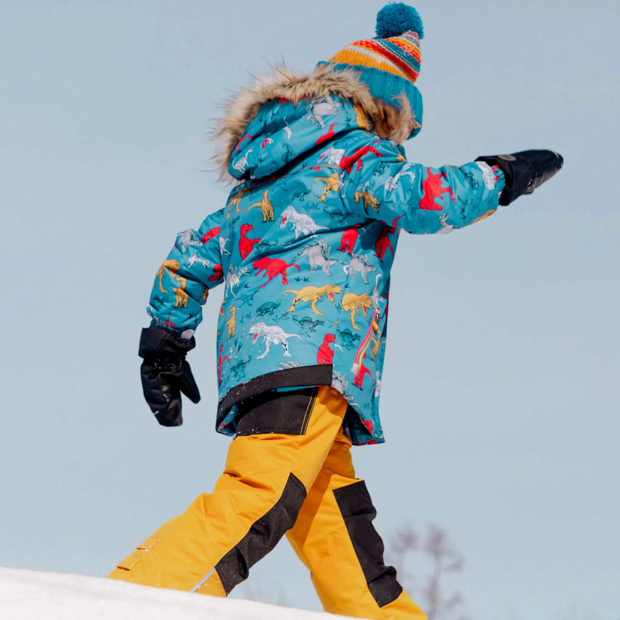 Deux par Deux Habit de Neige 2 Pièces Dinosaures 2-6ans