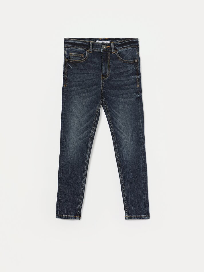Calça jeans super skinny - Azul marinho