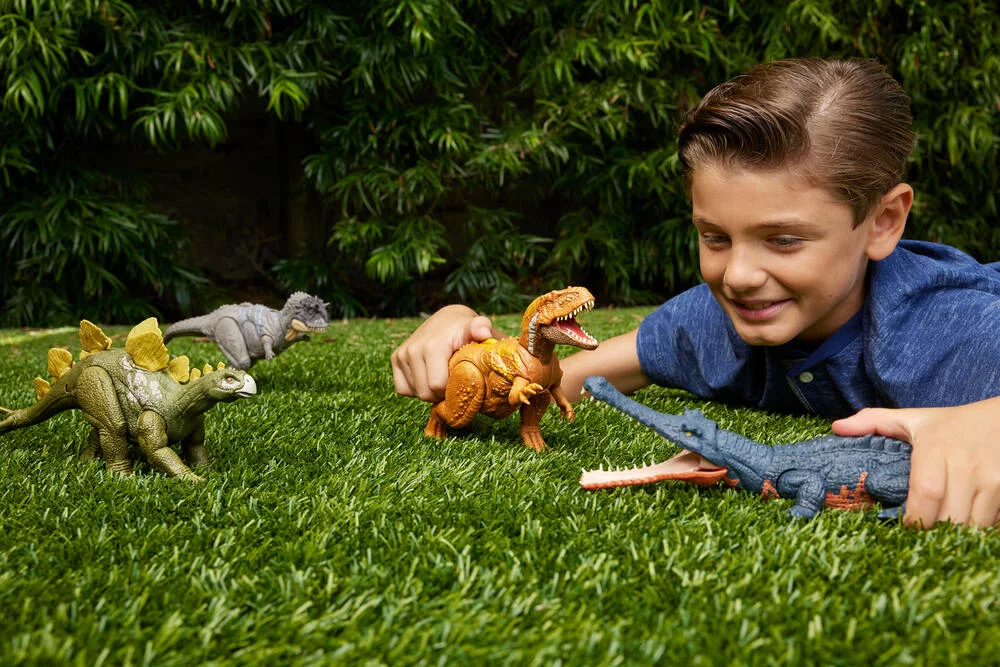 JURASSIC WORLD - FIGURINE EKRIXINATOSAURUS SONORE 14 CM