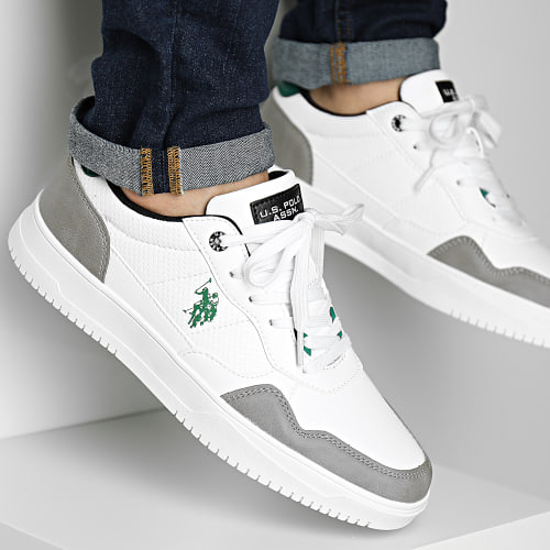 Baskets Dieza White Green