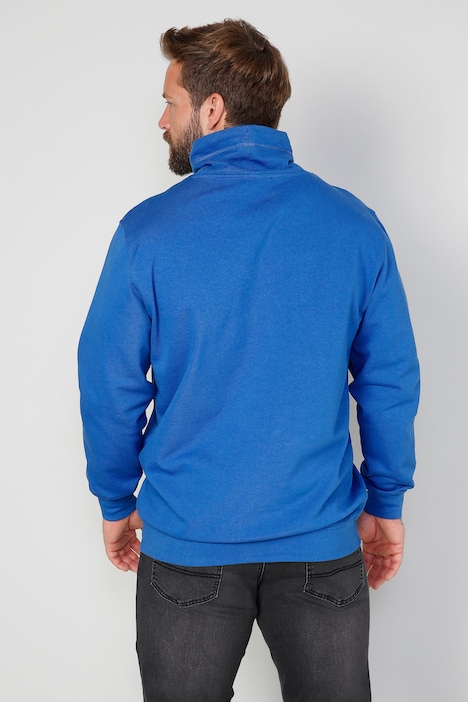 Boston Park Sweatshirt, Stehkragen, Schriftzug